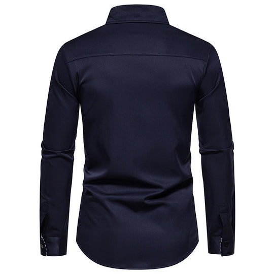 Herren LANGARMHEMD MIT MODERNEM STREIFENDESIGN R&B