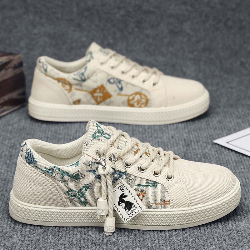 Damen Modische Sneakers mit einzigartigem Textil-Design