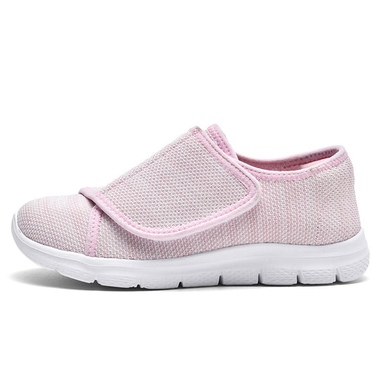 Damen Bequeme Slip-On Sneakers mit hygienischem Designer-Klettverschluss R&B