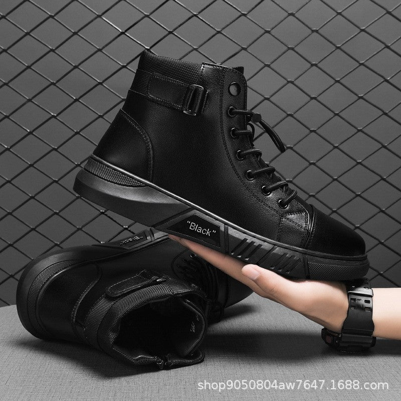 Damen Modische Schnürboots mit praktischem Reißverschluss und robuster Sohle R&B