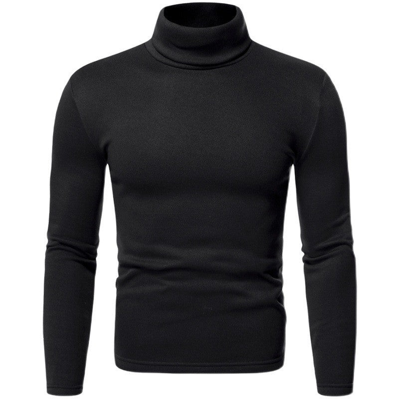 Herren Rollkragenpullover aus weichem Baumwoll-Mix R&B
