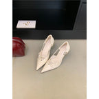 Damen Slingback Pumps mit raffinierter Schleifenverzierung R&B