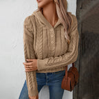 R&B | Klassischer Pullover Mit Zopfmuster Design