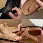 Damen Zehentrenner-Sandalen mit ergonomischem Fußbett und stilvollem Design R&B