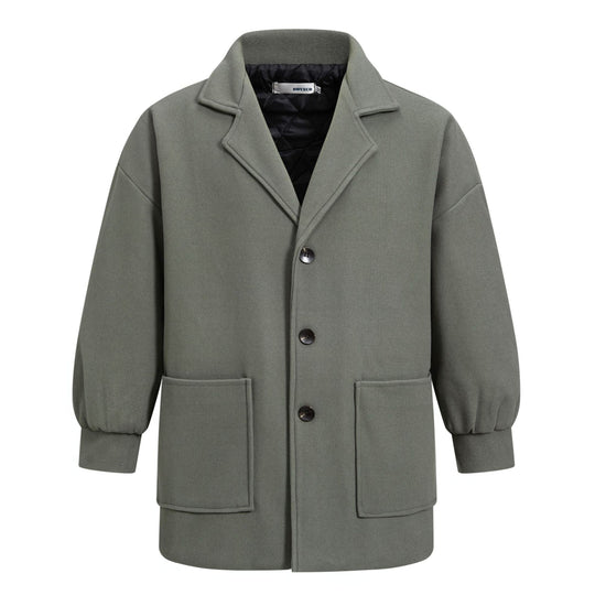 Damen Übergröße Blazerjacke mit komfortabler Passform und praktischen Taschen R&B