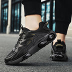 Damen sportliche Komfort Sneakers mit luftiger Mesh-Oberfläche und gedämpfter Sohle R&B
