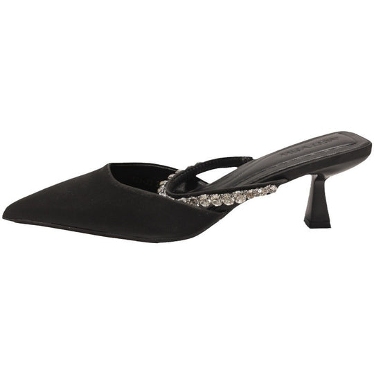 Damen Pumps mit funkelndem Riemen und spitzem Zehenbereich R&B