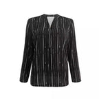 Damen Casual Bluse mit stilvollem Streifenmuster R&B