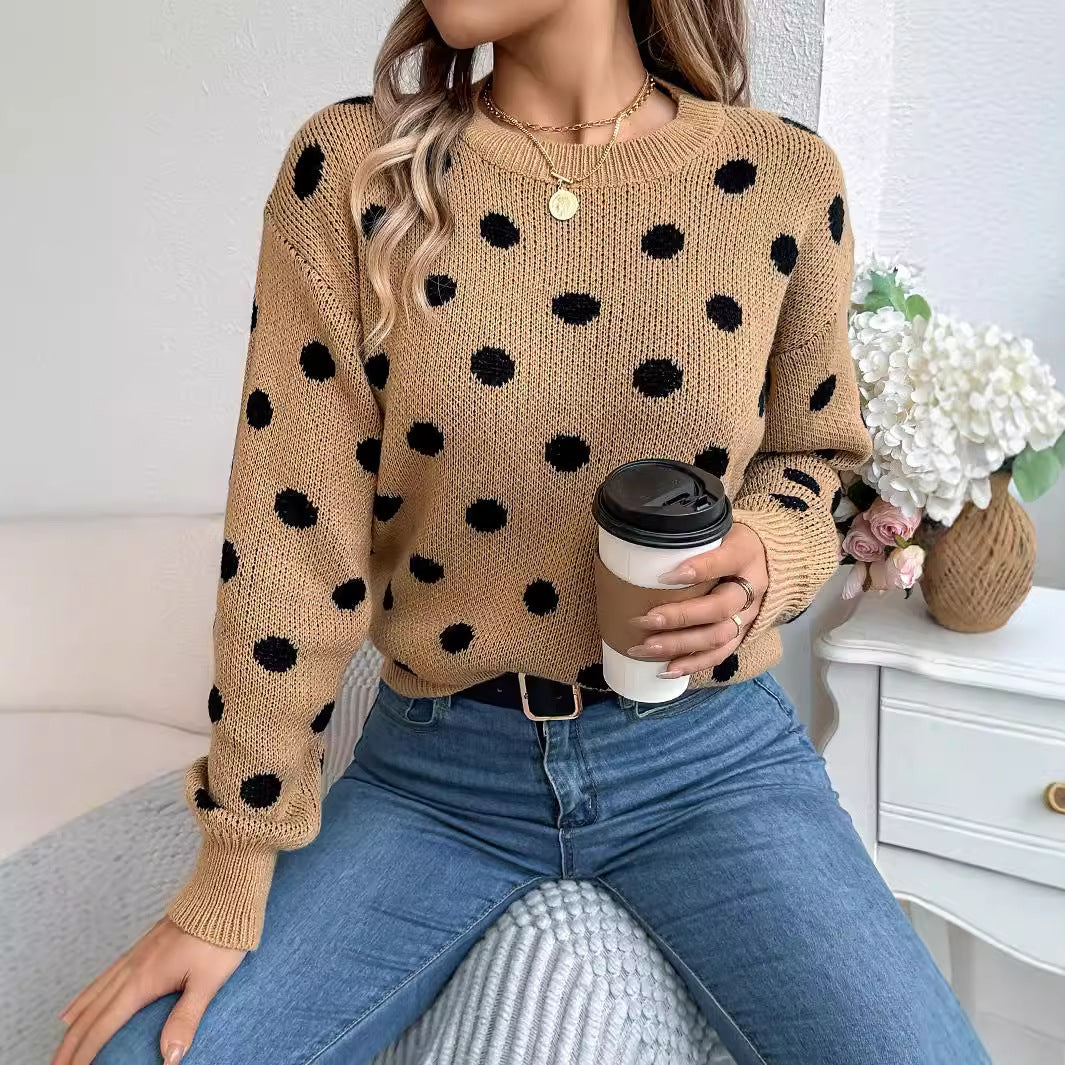 R&B | Polka Dot Strickpullover