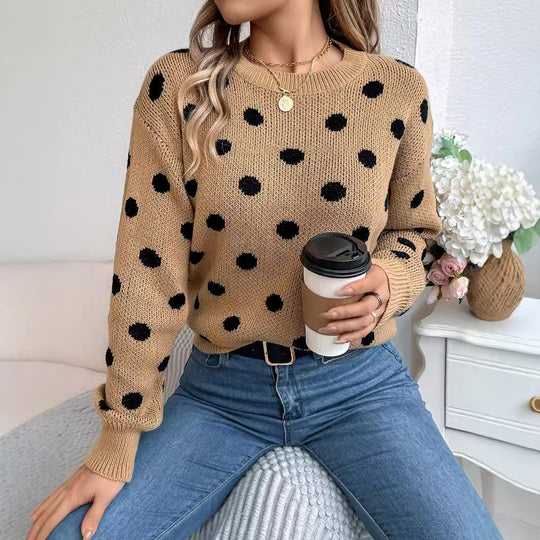 R&B | Polka Dot Strickpullover