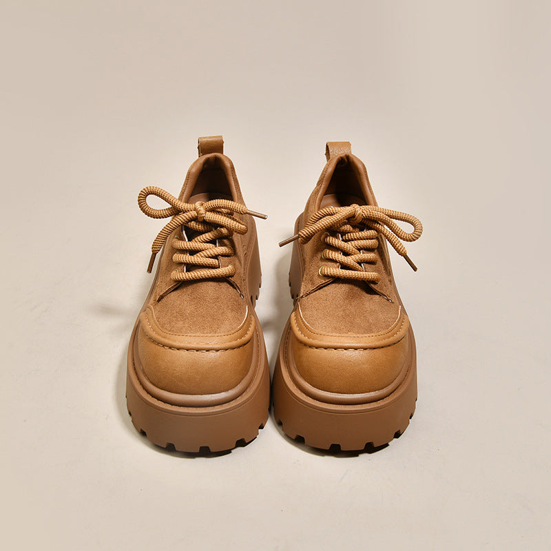 Damen Chunky Schnürschuhe mit robustem Plateau von R&B