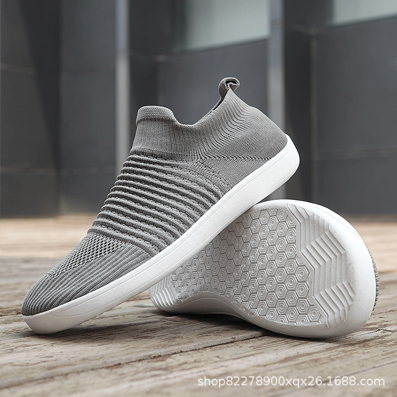 Unisex nan sockenähnlicher Stricksneaker mit elastischem Schaft und rutschfester Gummisohle R&B