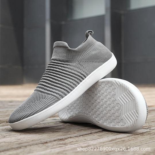 Unisex nan sockenähnlicher Stricksneaker mit elastischem Schaft und rutschfester Gummisohle R&B