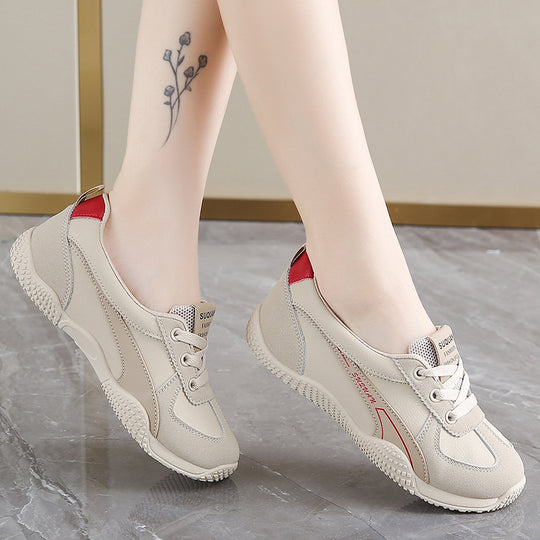 Damen sportliche Sneakers mit atmungsaktiver Mesh-Oberfläche und flexiblem Sohlenprofil R&B
