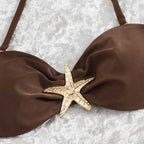 Damen Bikini-Set mit luxuriösem Sternenakzent