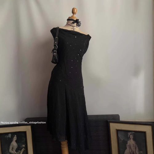 Damen Elegantes Abendkleid mit verführerischen Glitzerakzenten R&B