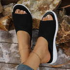 Damen Wellness-Sandalen mit atmungsaktivem Mesh-Obermaterial und rutschfester Sohle R&B