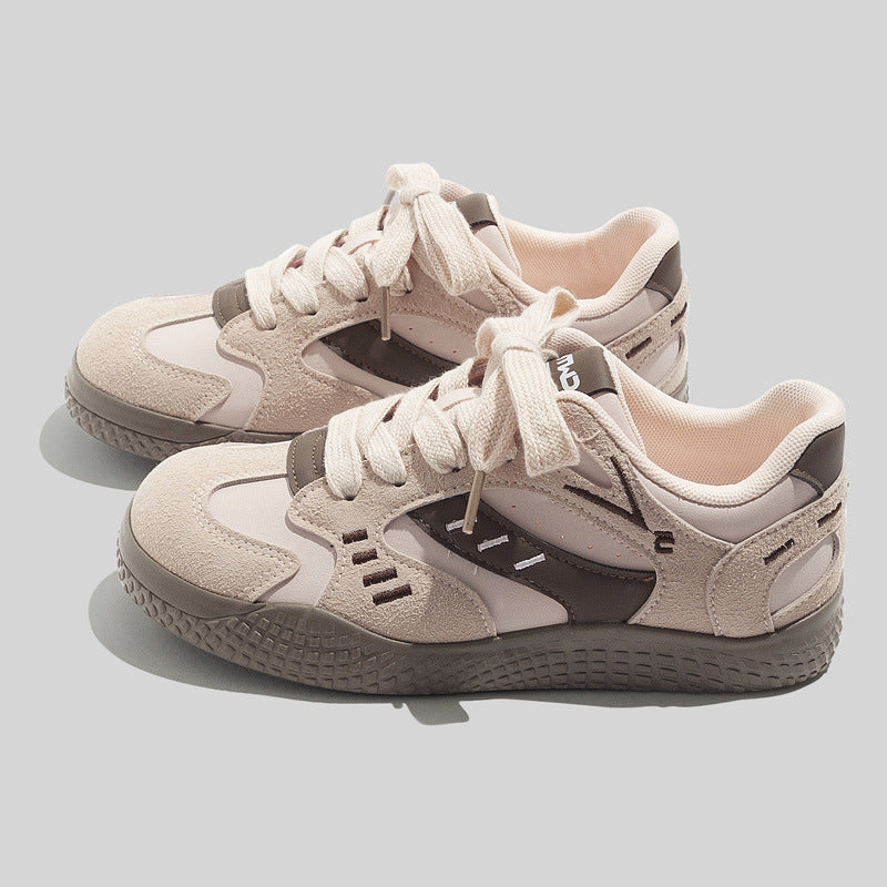 Damen Sneakers mit strukturiertem Obermaterial und rutschfester Sohle R&B