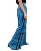 Damen weite Plisseehose mit elastischem Bund und modischem Design R&B