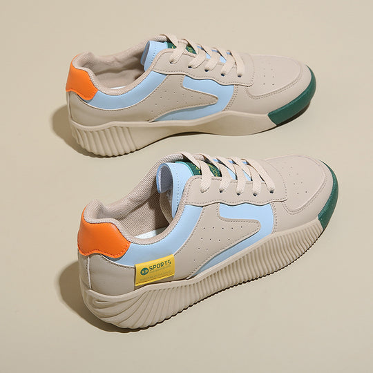 Damen Sportliche Sneakers mit rutschfestem Profil und atmungsaktiver Oberflächenstruktur R&B