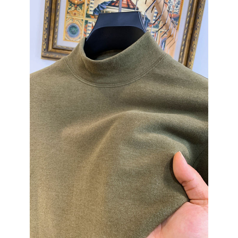 Damen Stehkragen Pullover aus weicher Baumwollmischung R&B