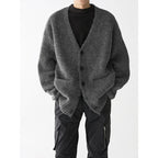 Herren Grobstrickjacke mit praktischen Taschen und stylischem Design