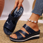 Damen Komfortable Sandalen mit verstellbarem Riemendesign und atmungsaktiver Obermaterial R&B