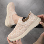 Damen Freizeit-Sneaker aus atmungsaktivem Strickmaterial mit flexiblem Design