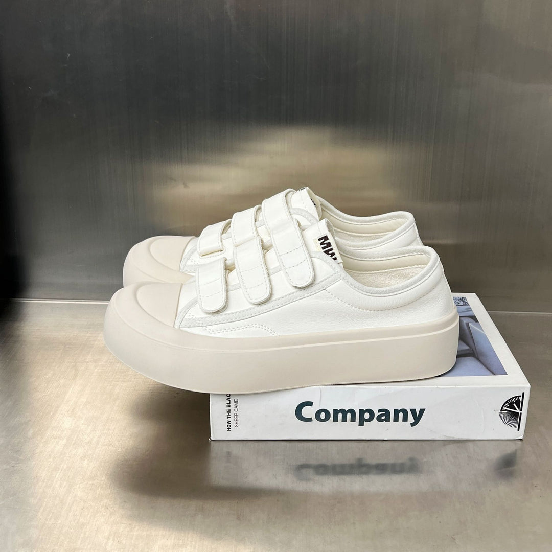 Damen Plateau-Sneaker mit verstellbarem Klettverschluss und innovativer Sohlenkonstruktion R&B