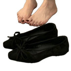 Damen Ballerinas mit dekorativem Schleifenakzent und weichem Innenfutter R&B