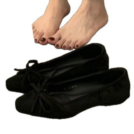Damen Ballerinas mit dekorativem Schleifenakzent und weichem Innenfutter R&B
