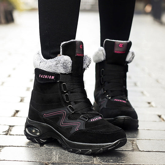 Damen Winterstiefel mit kuscheligem Innenfutter und rutschfester Sohle R&B