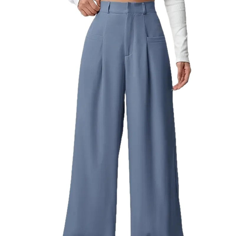 Damen Weite Bundfaltenhose EB