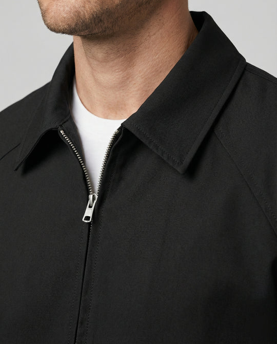 Herren Vintage Baseball Jacke USA Style Herbst Übergangsjacke Grau Schwarz