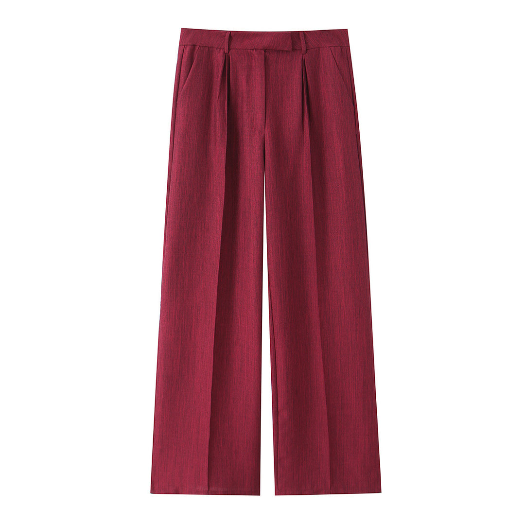 Damen Zweiteiliges Anzug-Outfit mit ärmelloser Weste und locker sitzenden Hose R&B