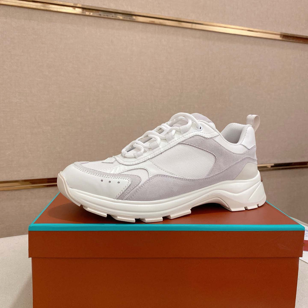 Damen sportive Freizeitsneakers mit atmungsaktiver Oberflächenstruktur und dämpfender Sohle R&B