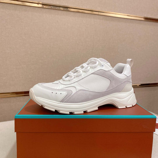 Damen sportive Freizeitsneakers mit atmungsaktiver Oberflächenstruktur und dämpfender Sohle R&B