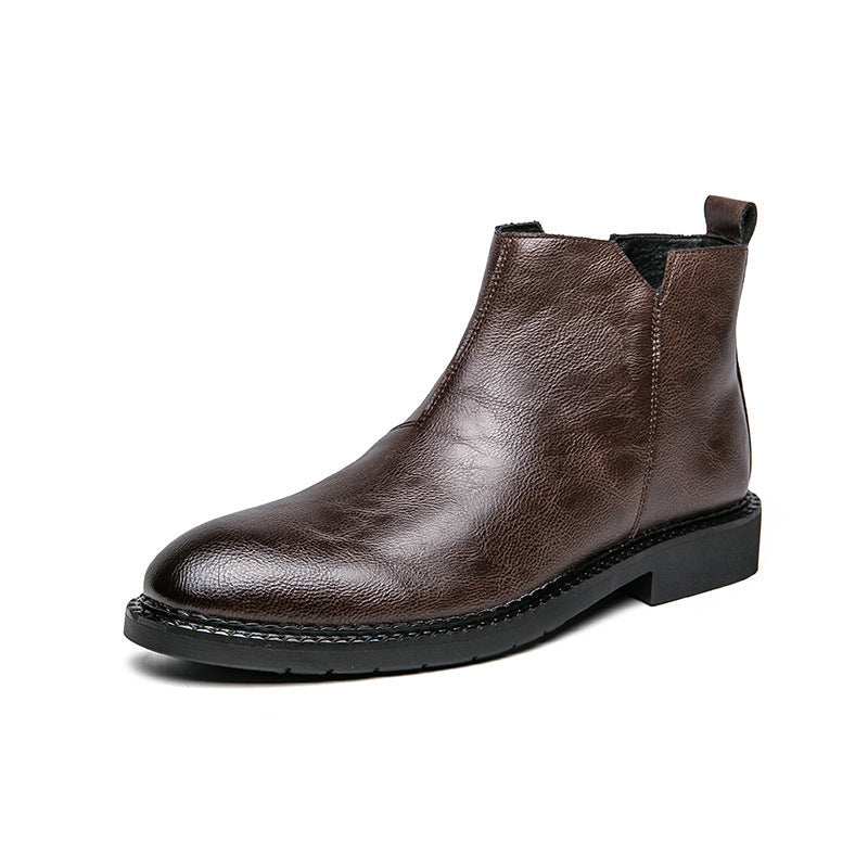 Damen Elegante Chelsea-Stiefel aus hochwertigem Leder R&B
