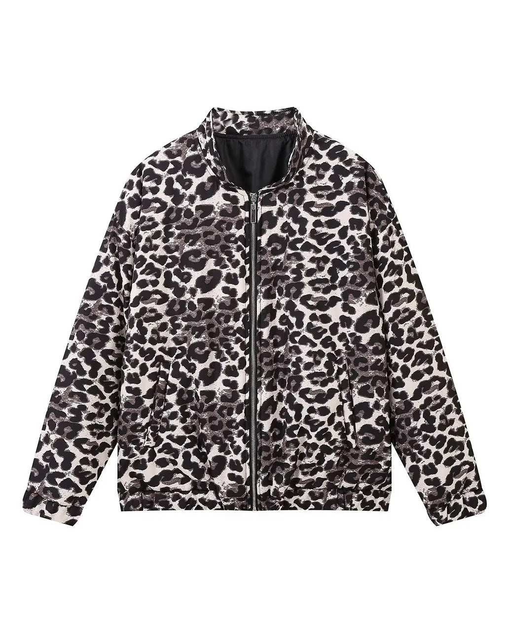 R&B | Gekürzte Lockere Zip Jacke
