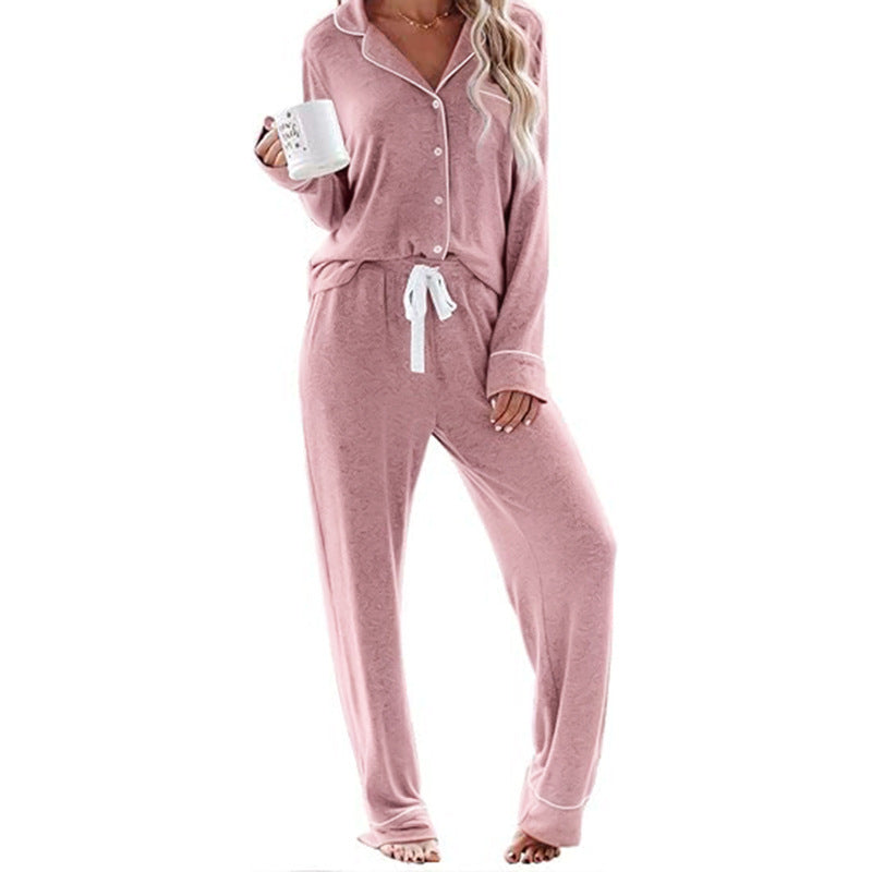 Damen Schlafanzug-Set aus weichem, atmungsaktivem Material R&B