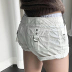 Damen leichte Shorts mit praktischen Reißverschlusstaschen R&B