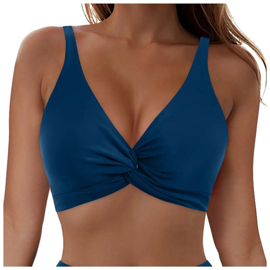 Damen Sportliches Bikinioberteil mit Twist-Design R&B
