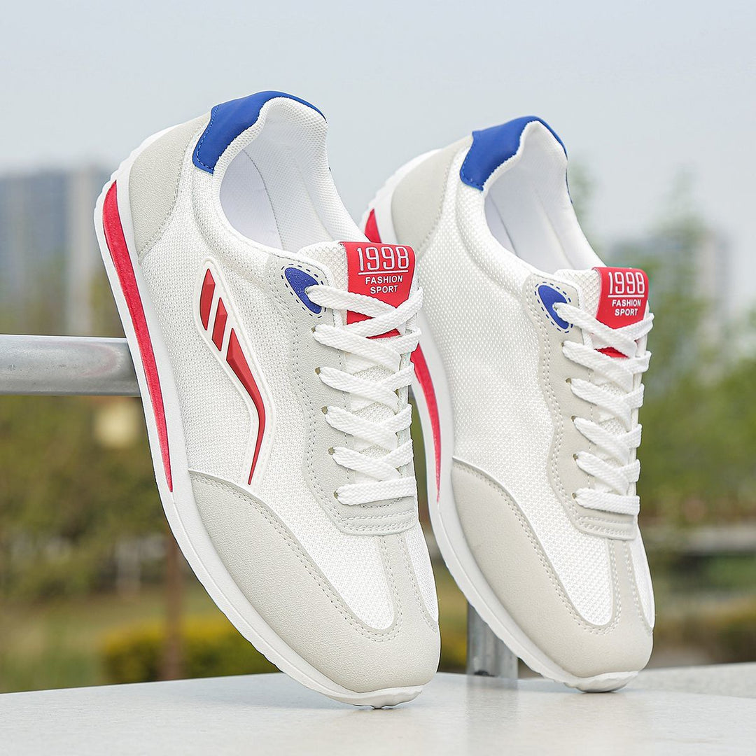 Damen Sportliche Freizeitsneaker mit atmungsaktiver Oberflächenstruktur und rutschfester Laufsohle R&B