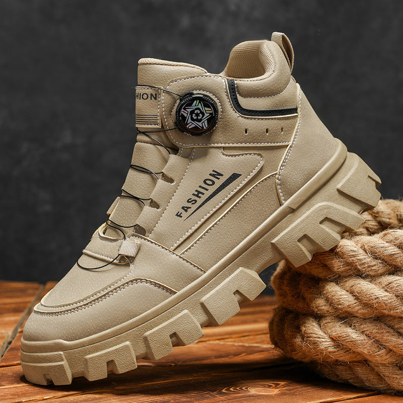 Damen Stabile Outdoor-Schnürstiefel mit rutschfester Sohle und atmungsaktivem Futter R&B