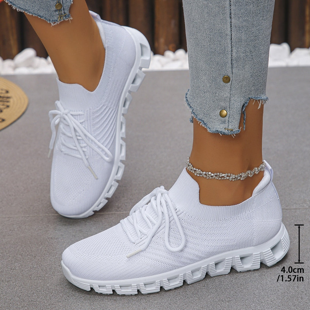 Damen Ultraleichte Sport-Sneaker mit atmungsaktiver Strickoberfläche R&B