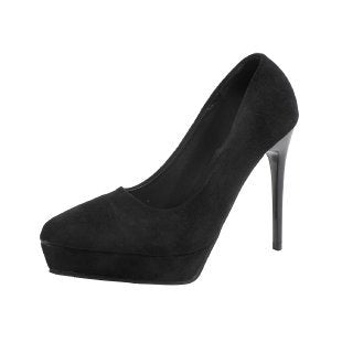 Damen elegante Pumps mit plateauförmiger Sohle R&B