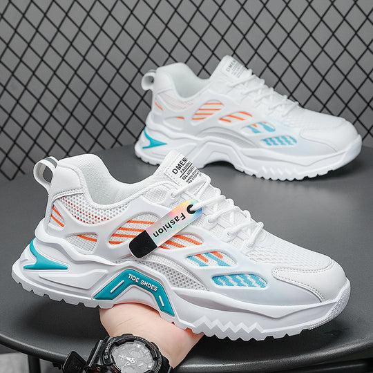 Damen Sportliche Sneaker mit atmungsaktiver Mesh-Oberfläche und dämpfendem Komfort R&B