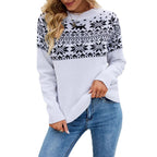 Damen Pullover mit nordischem Muster R&B