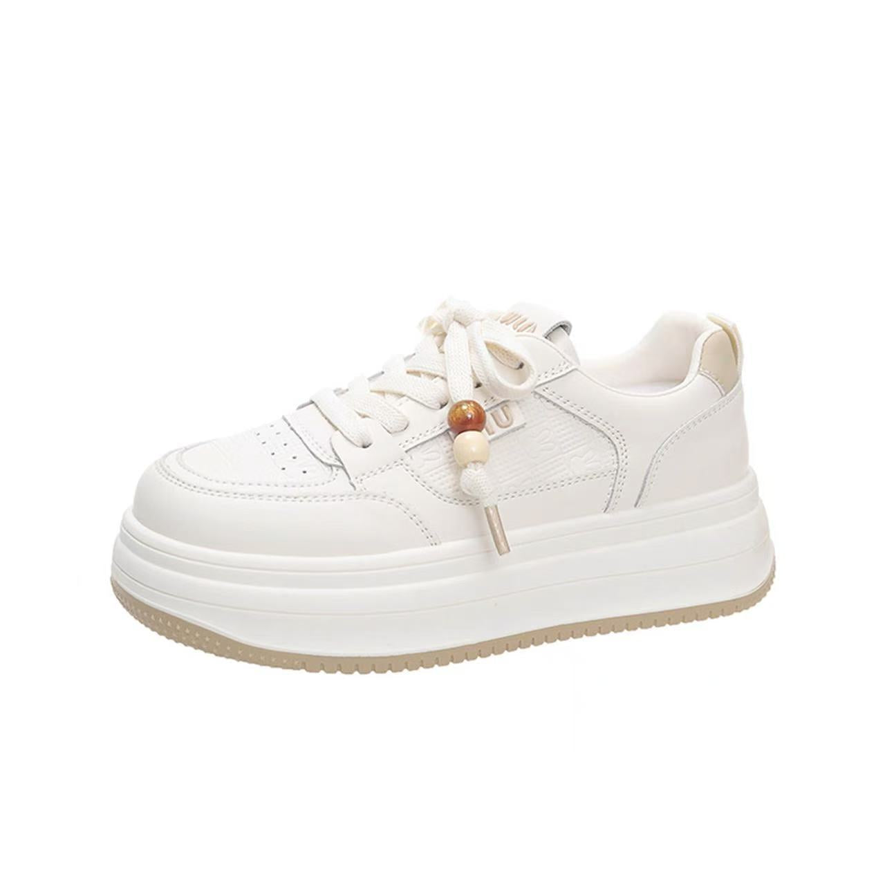 Damen Chunky Plattform-Sneaker mit einzigartigem Schnürsystem