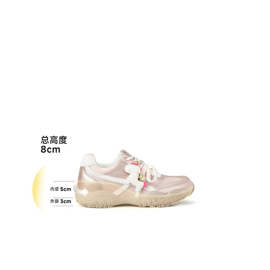 Damen modische Sneakers mit blühenden Applikationen und dämpfender Sohle R&B